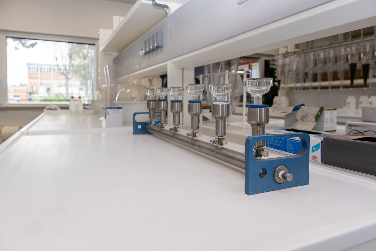 Laboratorio analisi per la potabilità dell'acqua